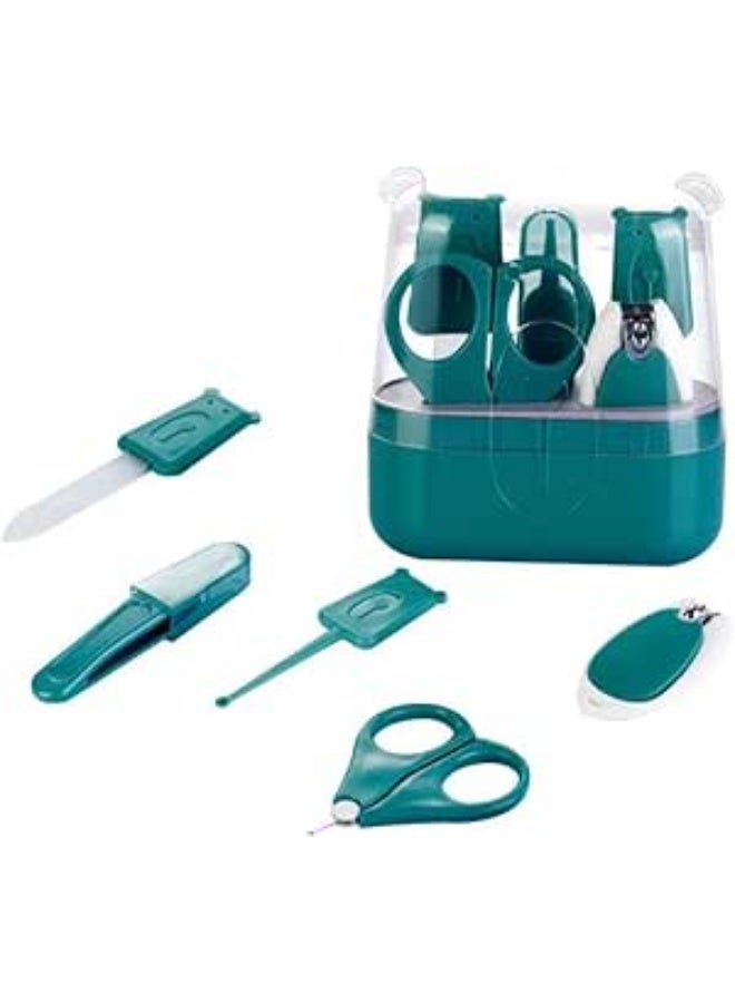 Baby Grooming Kit 5 Pieces (Scissors, Clippers, Tweezers, File, Brush) Safe for Newborns Available for Girls and Boys BK  - Image 3
