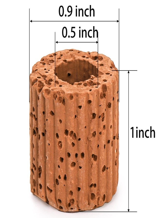 TOPZEA 50 Pcs Aquatic Water Plant Fixed Rings, Ceramic Aquarium Plant Holder Weights Aquarium Landscape Cultivation Fixed Cup Pottery Plants Pot Gravity Ring for Fish Tank Accessories - Image 2