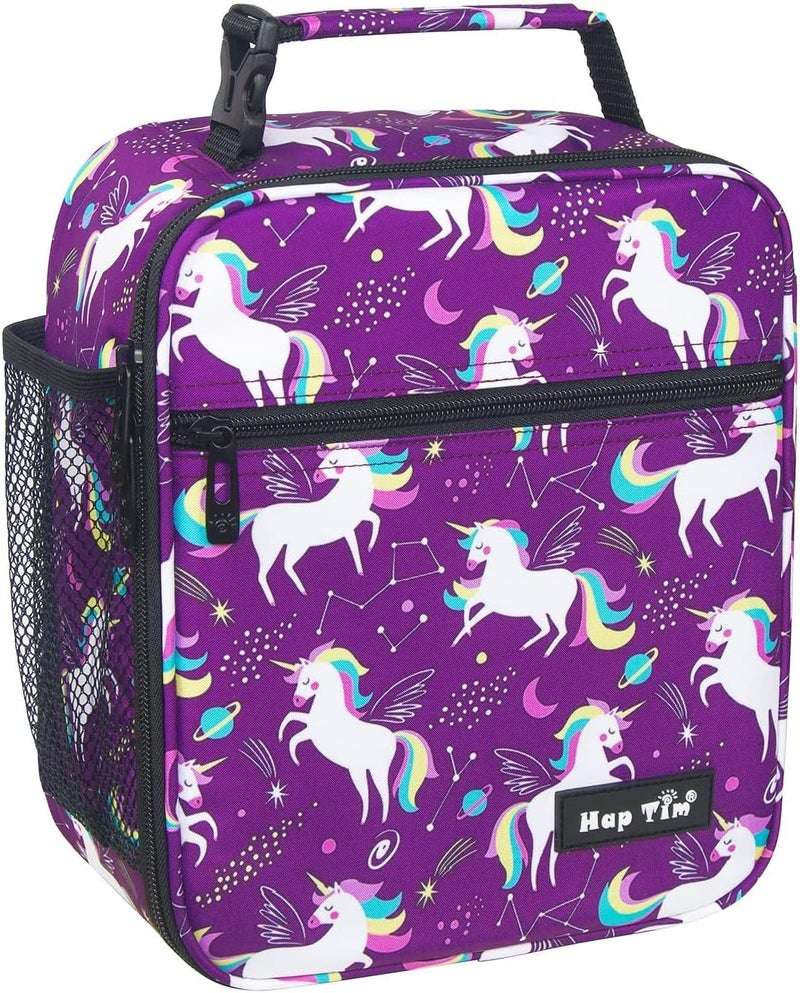 Hap Tim Insulated Lunch Bag - Purple Unicorn - Image 1