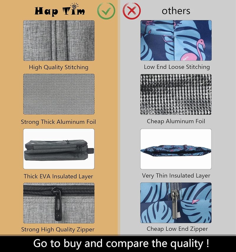 Hap Tim Insulated Lunch Bag - Purple Unicorn - Image 3