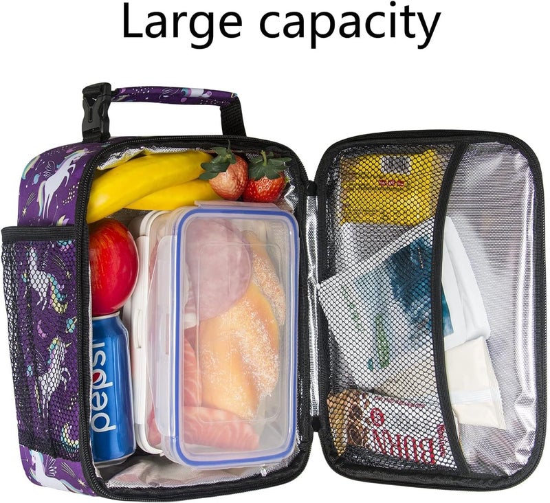 Hap Tim Insulated Lunch Bag - Purple Unicorn - Image 5