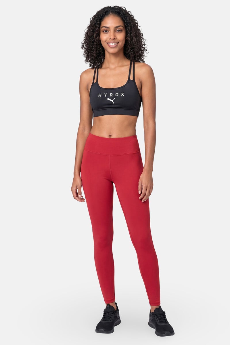Puma x Hyrox Women Brand Logo Padded Sports Bra, Black - Image 2