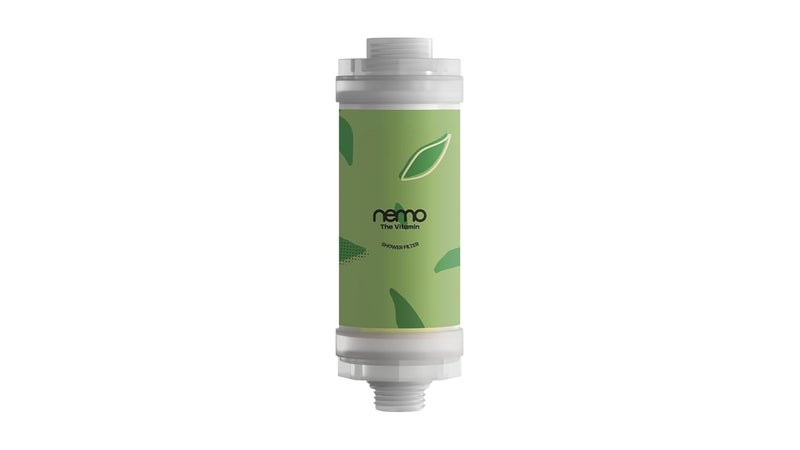 NEMO Vitamin Shower Filter (Slow Green Tea) – Advanced Chlorine & Rust Removal | Vitamin C + Glycerin Enriched |Moisturising Filter for Softer Skin & Hair | Korean Water Purifier Technology | 1 Unit - Image 1