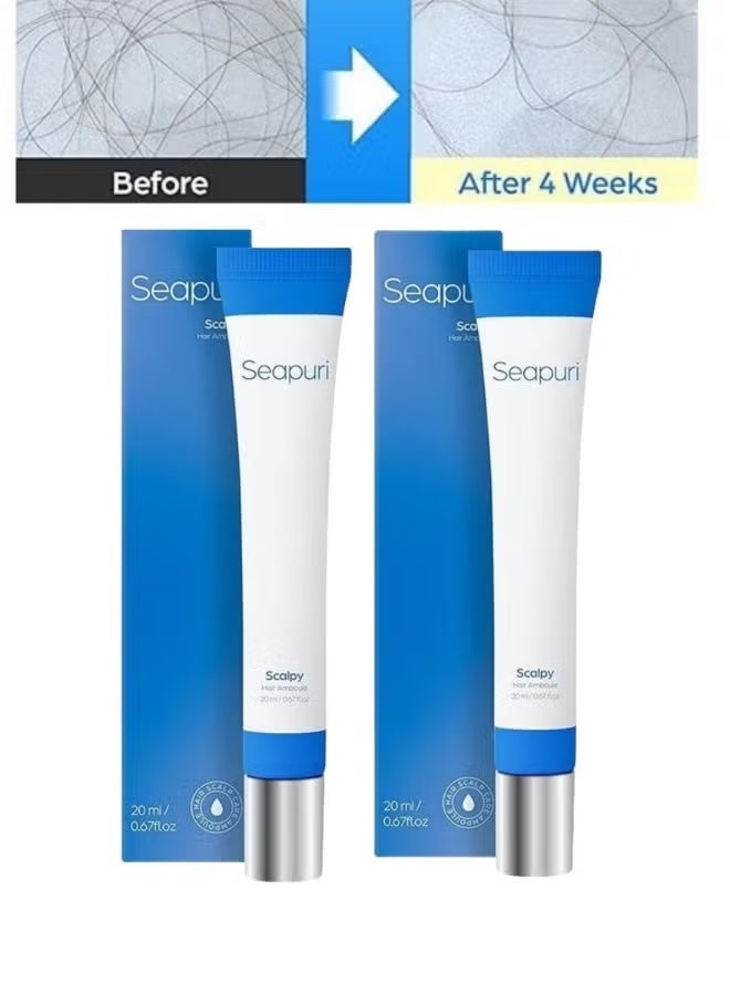 سيبوري عبوة من سيروم شعر سيابوري لعلاج تساقط الشعر وت thinning - علاج لفروة الرأس يحتوي على حمض الساليسيليك، والمنتول، والدكسپانتينول - خفيف وغير دهني - يقشر قشرة الرأس ويهدئ فروة الرأس الحاكة. - Image 2