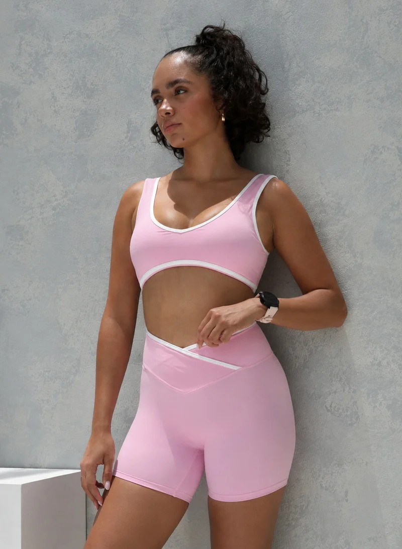 Mohuki Pink Contour Active Bra for Women | Best Price UAE