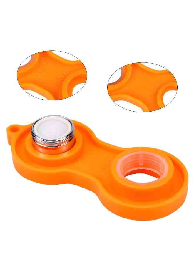 Fanski 8 PCS 24mm Bathroom Kitchen Faucet Aerator Male Tap Nozzle Replacement Water Saving Bubbler Sink With 1 Wrench Included - Image 3