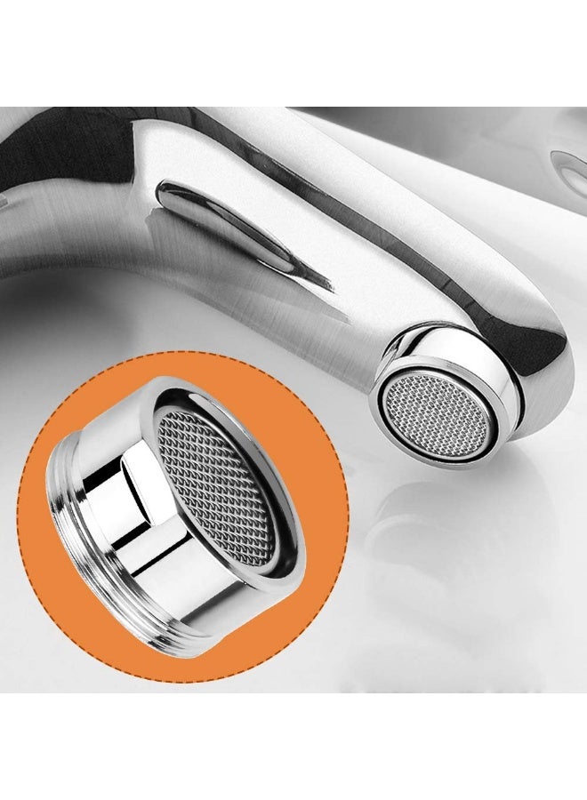 Fanski 8 PCS 24mm Bathroom Kitchen Faucet Aerator Male Tap Nozzle Replacement Water Saving Bubbler Sink With 1 Wrench Included - Image 4