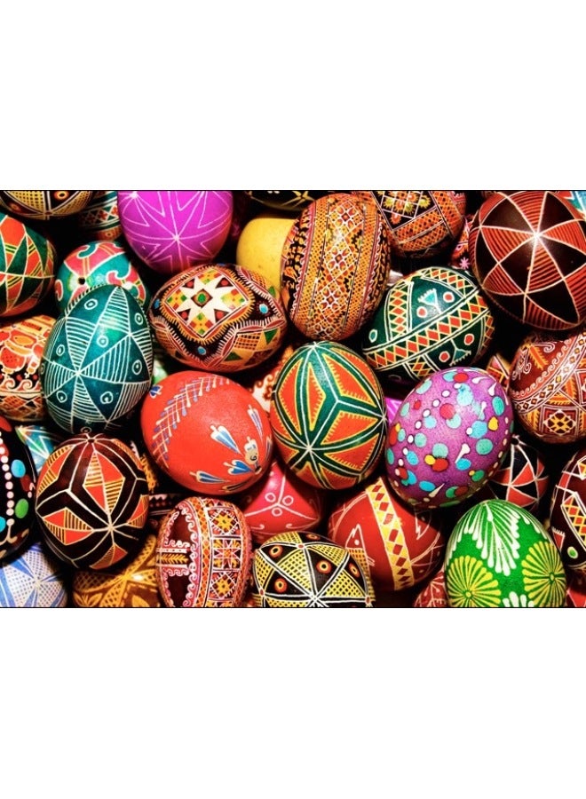 1000 Pieces Of Paper Landscape Jigsaw Puzzle Adult 70*50 High Difficulty Jigsaw Puzzle Gift Decompression Toy Jigsaw Puzzle Factory-Color:GSDZ0134-Easter Eggs 1000 Slices  - Image 1