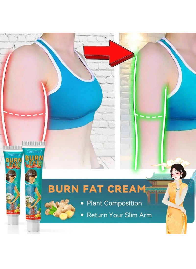Sumifun - Burn Fat Cream for Belly Hand and Leg Hot Slim Cream with Ginger Natural Ingredients Slim Cream Body Slimming Cream Stomach Slimming Cream Fat Burning Cream 20g - Image 1