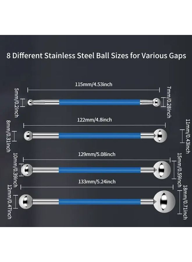 6pcs Ball Head Seam Tool Set Professional Tile Gap Filling Sealing Edge Trimming Device - Image 4