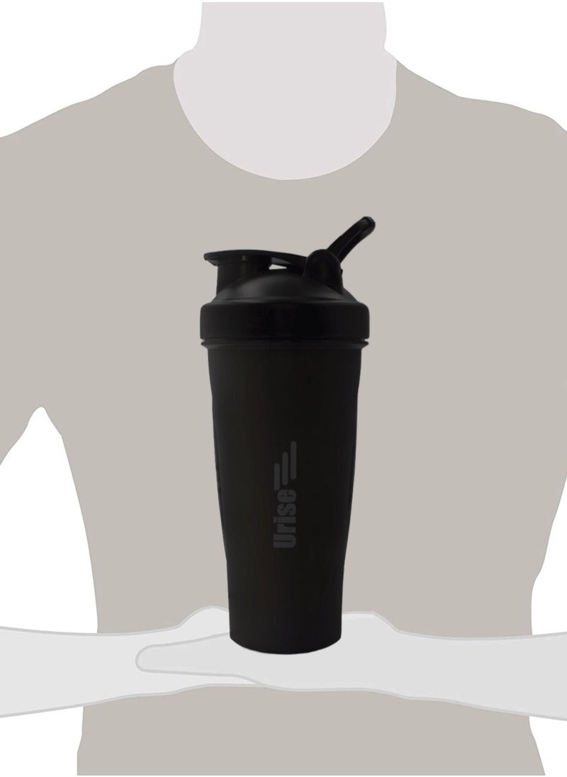 Urise Protein Shaker Bottle Blender Leakproof Cup for Shakes with a Metal Mixer Perfect for Mixing Supplements 600 ml  - Image 5