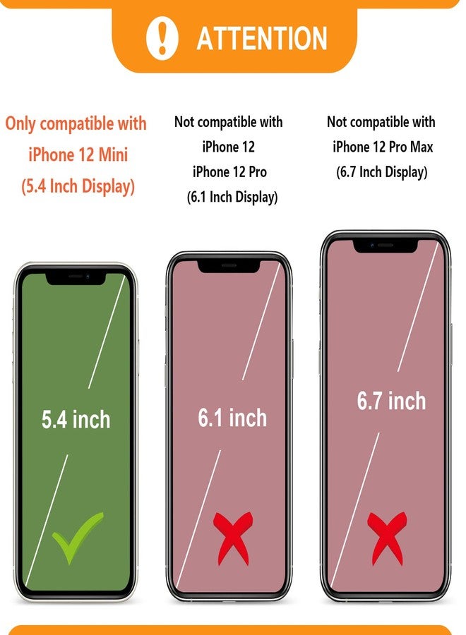 Bocasal Crossbody Wallet Case for iPhone 12 Mini, RFID Blocking PU Leather Zipper Handbag Purse Flip Cover, Kickstand Folio Case with Card Slots Holder Wrist Strap Lanyard 5G 5.4 Inch (Black) - Image 2