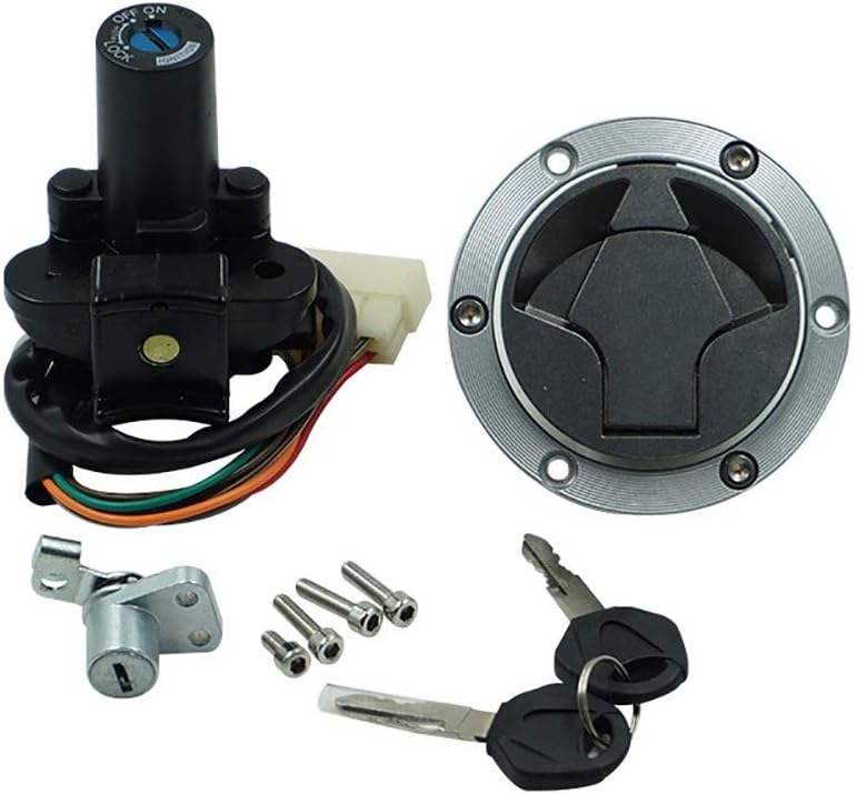 Ghost Thorn Ignition Switch Gas Cap Cover Seat Lock Key Set for Kawasaki EX300 Ninja 300 (2013-2017) - Image 1
