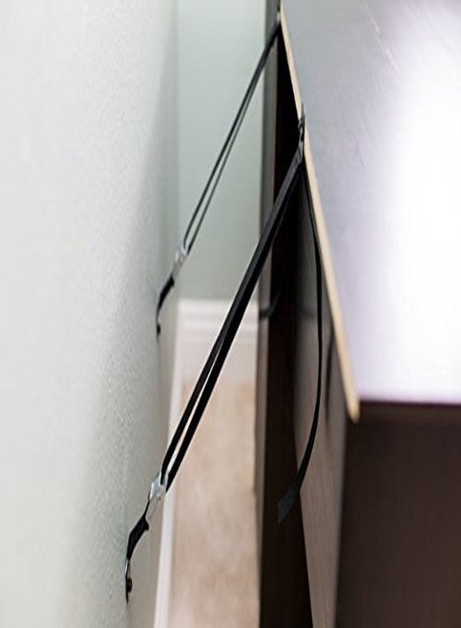 db Baby Safety Metal TV Straps Furniture Anti-Tip Straps Heavy Duty Strap All Flat Screen TV/Furniture 2 Pack - Image 5