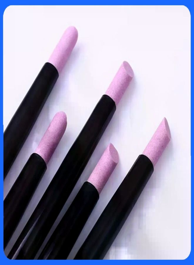 Nail art quartz sander, remove dead skin, nail edge engraving stick 3 pcs - Image 5