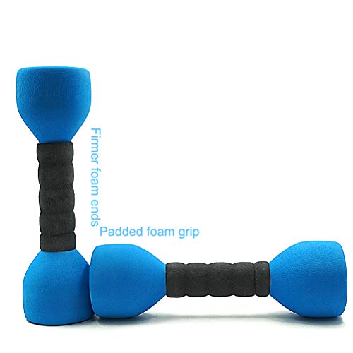 Aoneky Foam Covered Weights for Kids, Recommended for Boys Girls Aged 3 to 6 Years Old, Children Safe Exercise Toy Dumbbell, 2 lbs - Image 3