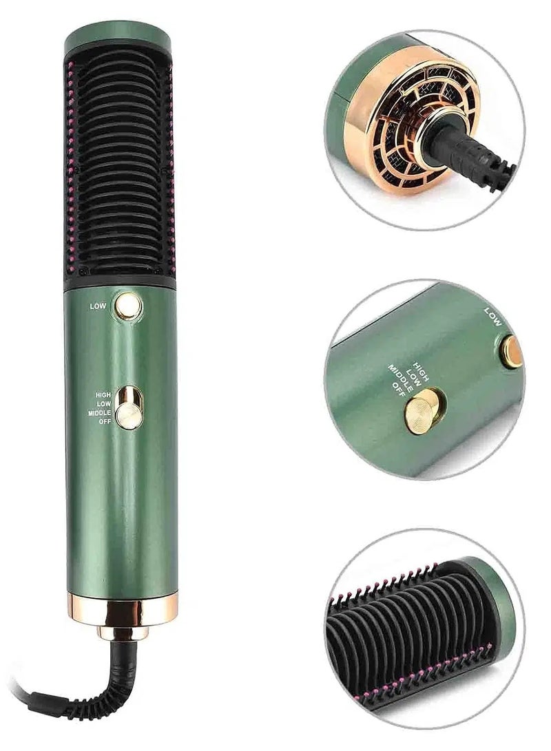 Ramindong Effortless Hair Styling with the RAMINDONG Professional Fast Heating Straightening Hair Brush, Anti Scalding 3 Gear Electric Hair Brush - Image 2