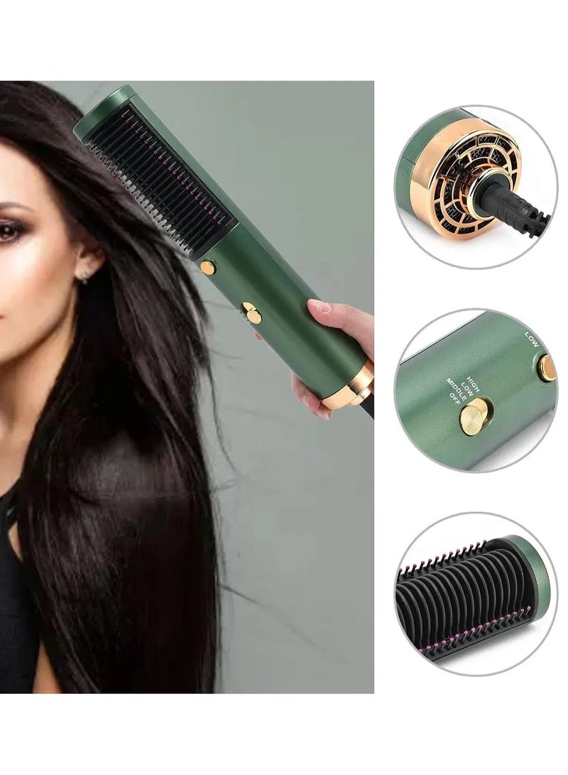 Ramindong Effortless Hair Styling with the RAMINDONG Professional Fast Heating Straightening Hair Brush, Anti Scalding 3 Gear Electric Hair Brush - Image 4