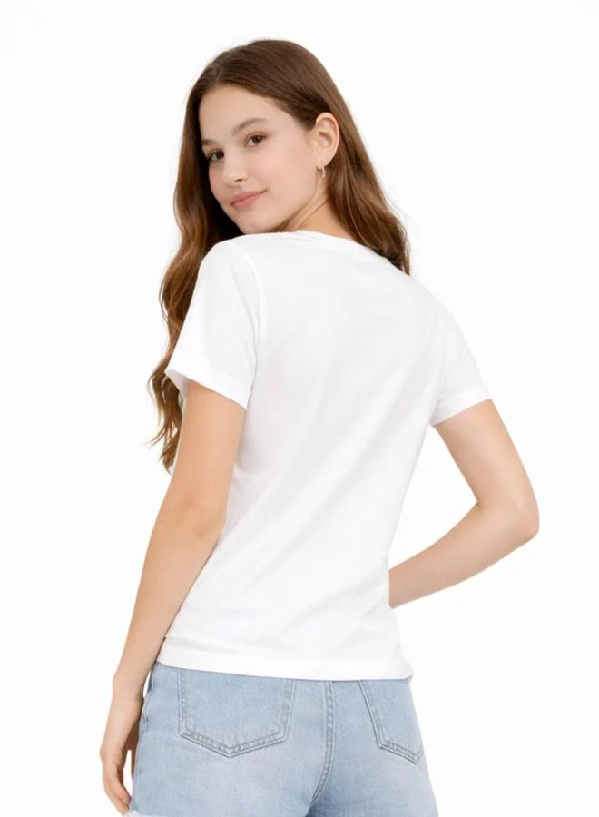 Polo Play Teen Girls Logo Print T-Shirt