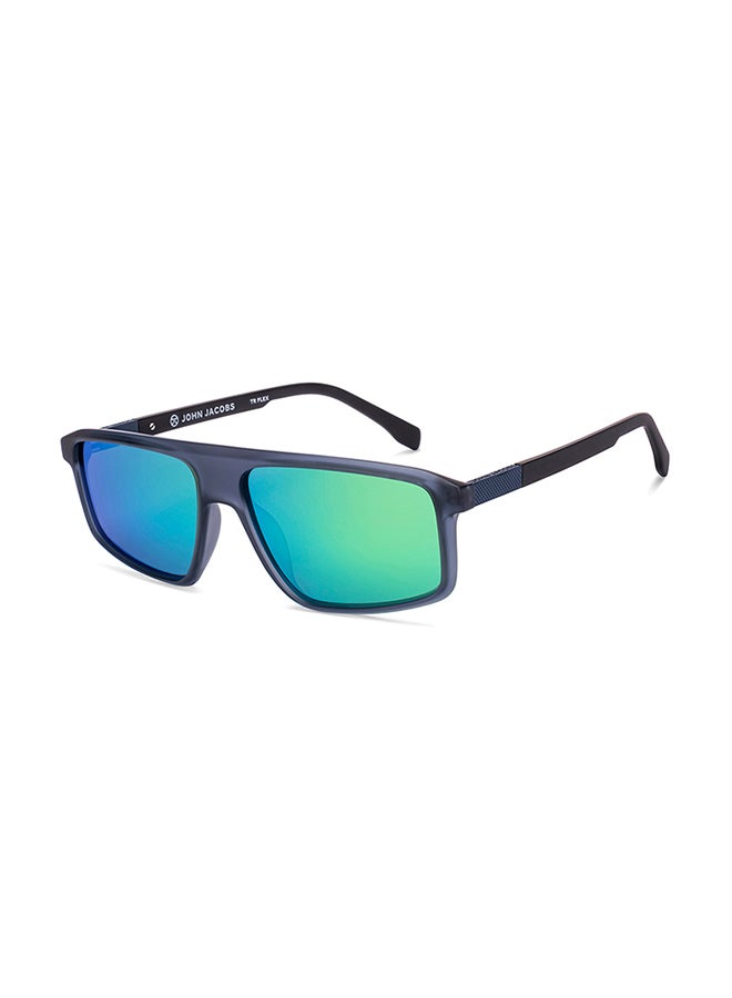 John Jacobs Unisex Dark Grey Black Full Rim Cat Eye John Jacobs JJ Tints JJ S17340 W Sunglasses - Image 1