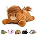 SQEQE Weighted Stuffed Animals Highland Cow Weighted Highland Cow Plush Plushies for Comforting Hugs Soft Highland Cattle Pillow Toy for Kids Adults Christmas Valentines Gift 236 Inch 39 Lbs - Image 2