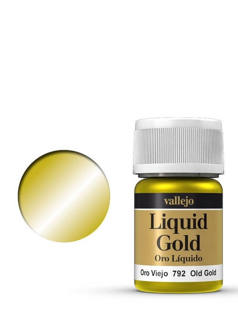Vallejo Vallejo Liquid Gold 792-35ml. Old Gold