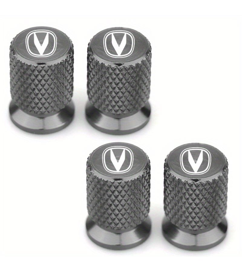 Black 4Pcs Heavy Duty Tire Valve Stem Caps Dustproof Fit Car SUV Truck Motorcycle - Image 5