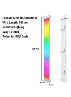 Y&D PC RGB Light Strip for PSU Cables GPU Cable, Power Extension Cable Kit, ARGB Motherboard Supply Pefect 6Pin 8Pin 12Pin 16Pin 24Pin Extensions  - Image 4