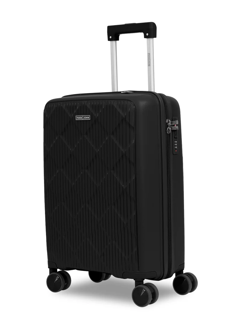 PARAJOHN Parajohn CarryX Series Set of 2 Luggage| Small 10KG & Large 30KG Polypropylene 8 Wheel Trolley Hardsided Travel Suitcase