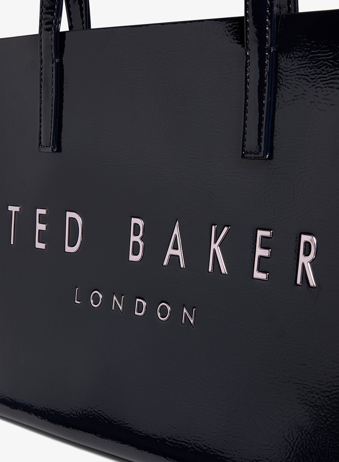 حقيبة أيقونة مطبوعة مجعدة طويلة