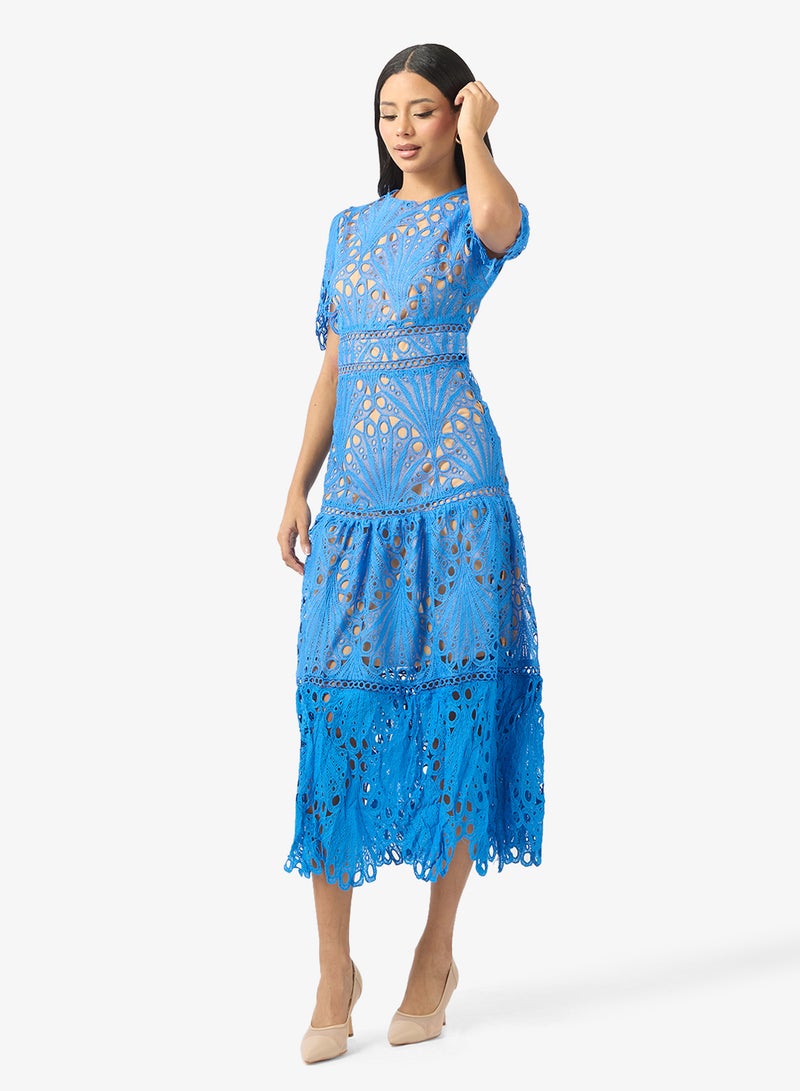 ELLA Lace A-line Dress - Image 1
