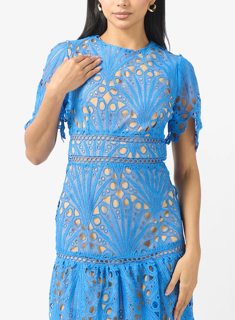 ELLA  Lace A-line Dress for Women | Best Price UAE