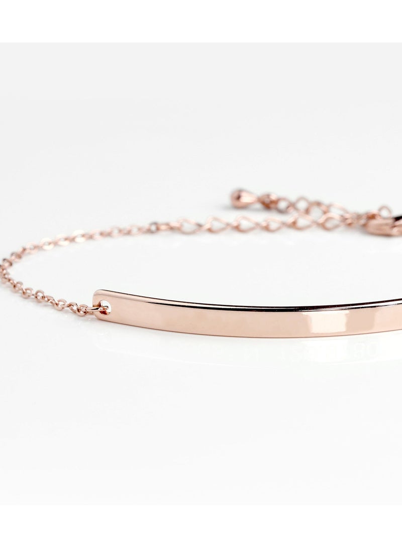 Gold Bar Bracelet for Women Simple Delicate Thin Cuff Bangle Hook Bracelet Gold Plated Handmade Minimalist Jewelry - Image 1