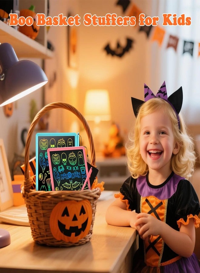 EooCoo LCD Writing Tablet for Kids, 10 Inch Colorful Doodle Board Drawing Pad, Learning Toys for Toddlers, No Mess Sketch Pads Coloring Books for Travel, Boo Basket Stuffers for Girls 3-12 Years - Image 2