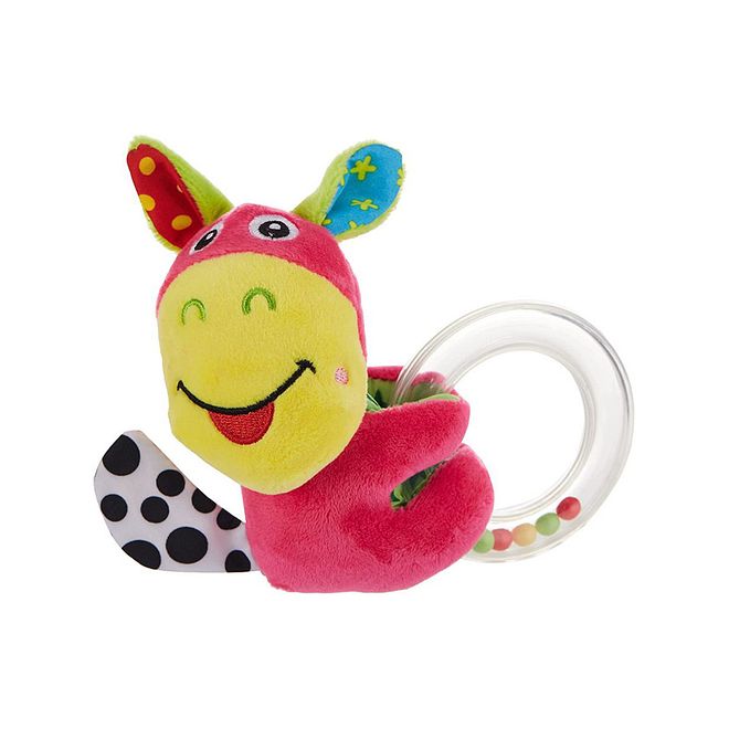 Pixie مجموعة جرس بيكسي للأطفال: جرس بقرة وجرس حمار، متعدد الألوان، 0-12 شهر - تطوير الحواس وتنسيق اليدين - Image 2