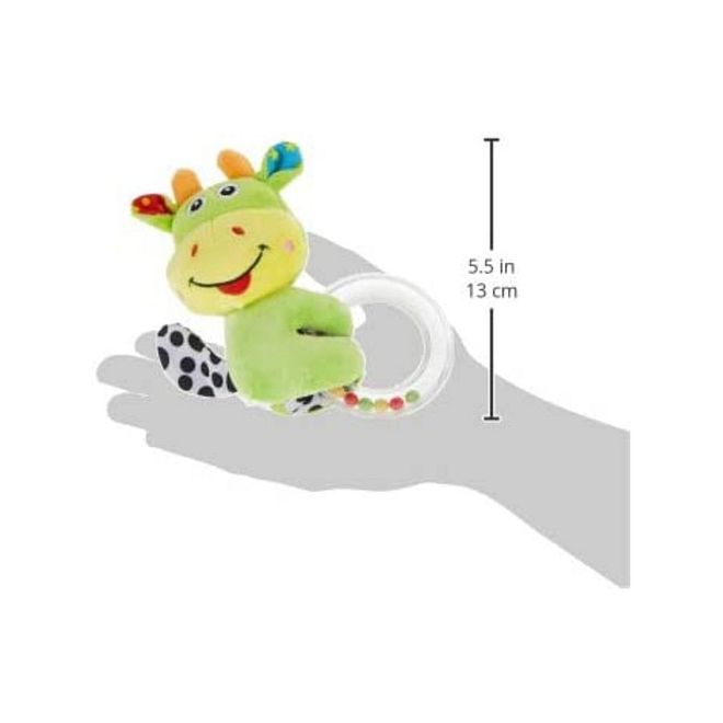 Pixie مجموعة جرس بيكسي للأطفال: جرس بقرة وجرس حمار، متعدد الألوان، 0-12 شهر - تطوير الحواس وتنسيق اليدين - Image 3