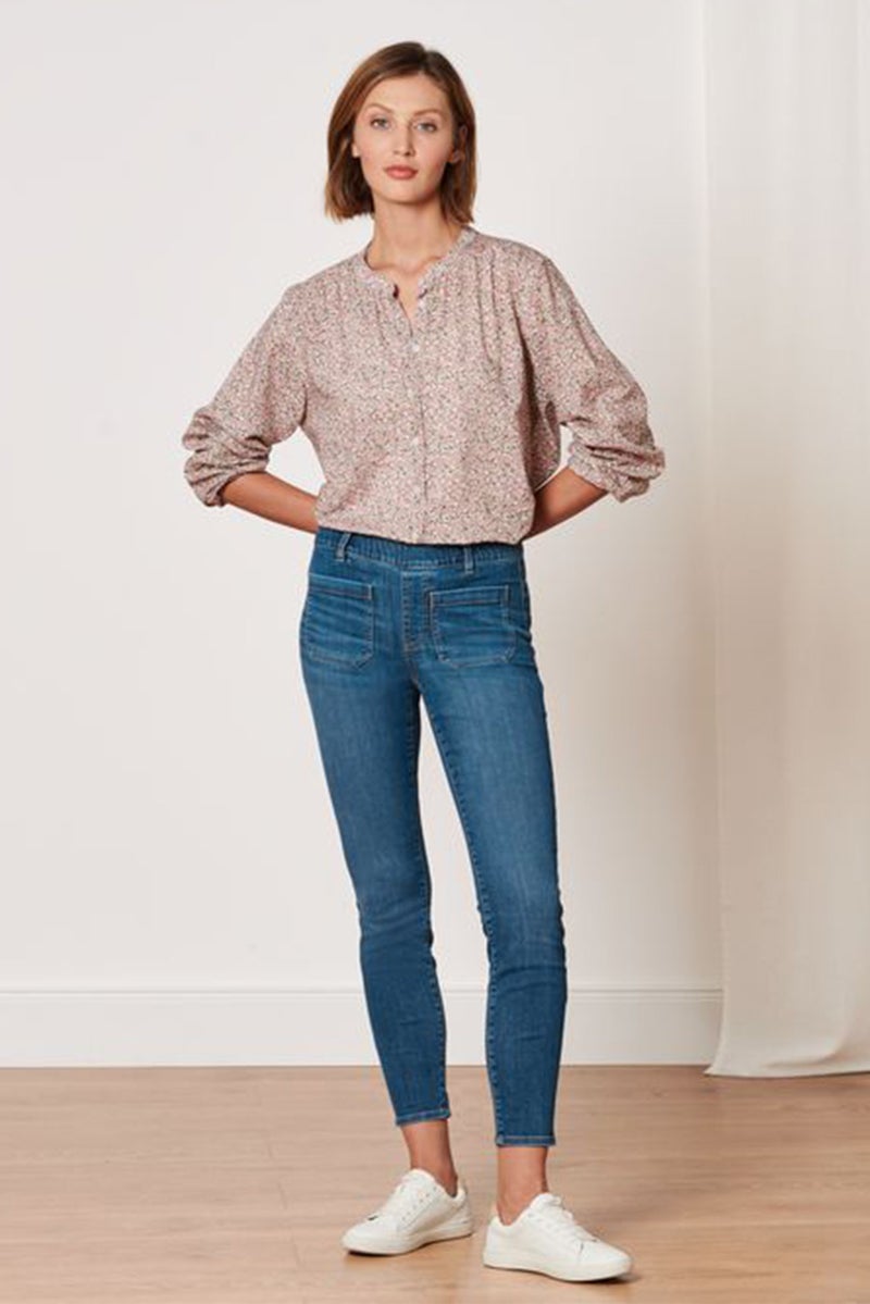 Tchibo جينز نسائي ضيق بدون مرونة، أزرق - Image 1