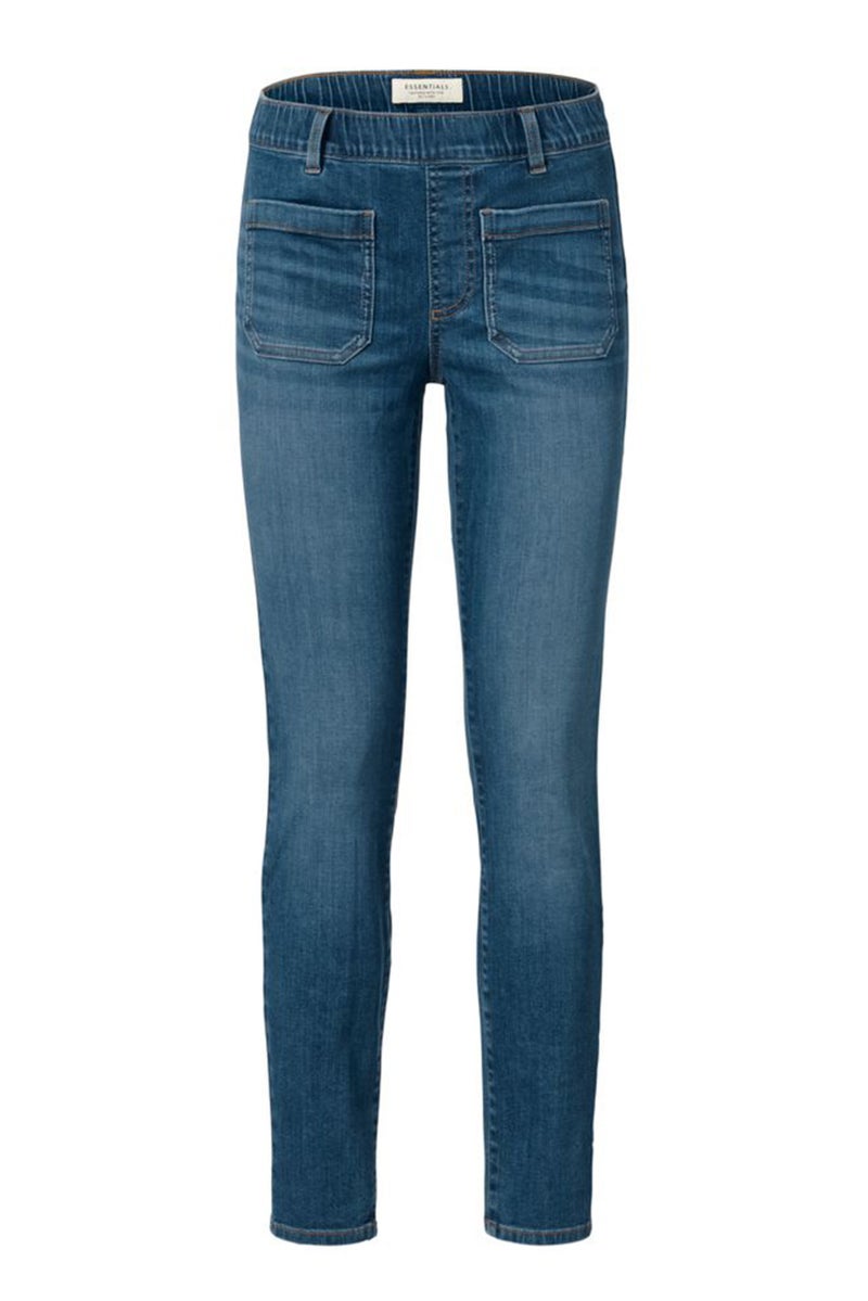 Tchibo Women Skinny Fit Plain Non-Stretchable Jeans, Blue - Image 2