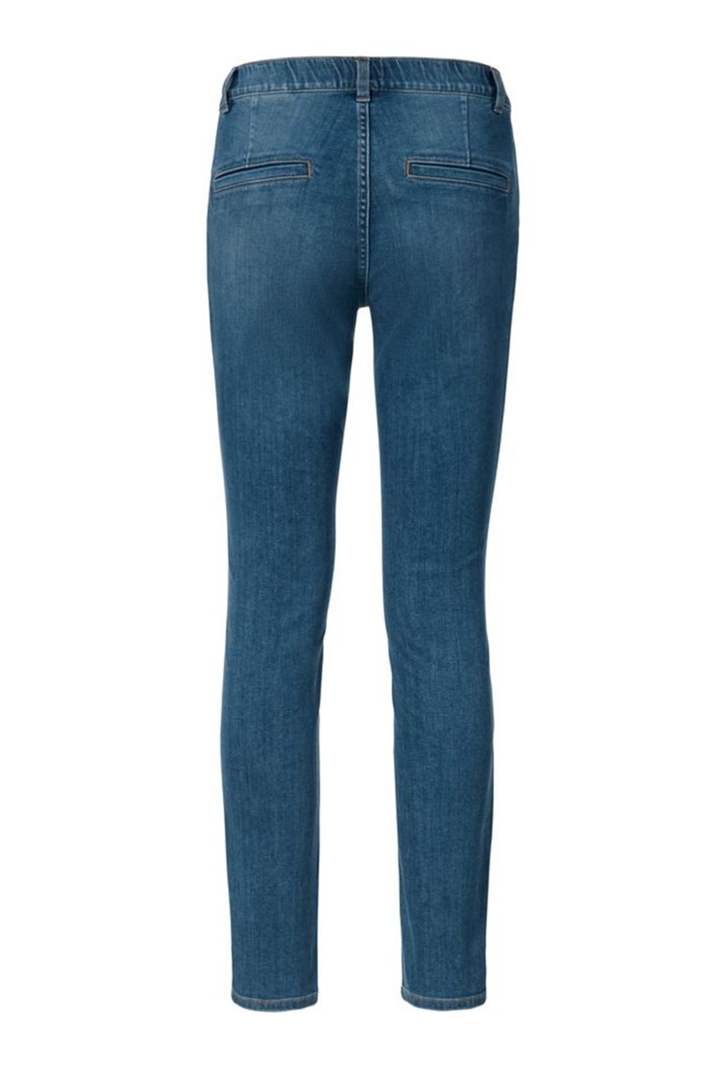 Tchibo Women Skinny Fit Plain Non-Stretchable Jeans, Blue - Image 3