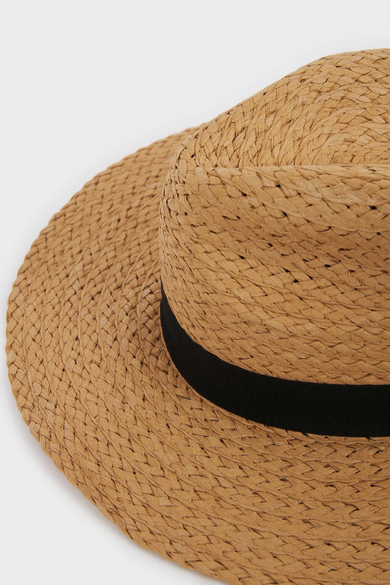 DeFacto Beige Man Man Straw Hat Casual - Image 2