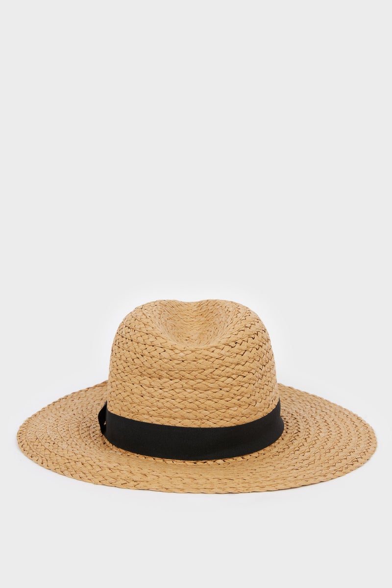 DeFacto Beige Man Man Straw Hat Casual - Image 1