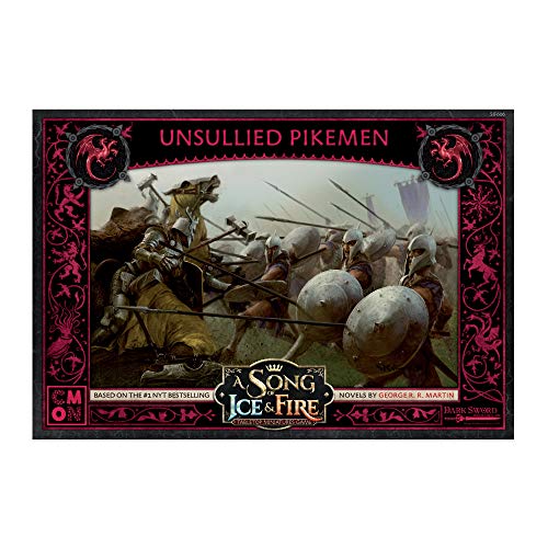 CMON A Song of Ice and Fire Tabletop Miniatures Unsullied Pikemen Unit Box Elite Soldiers of Discipline and Strength Strategy Game for Adults Ages 14 2 Players 4560 Minute Playtime Made - Image 1
