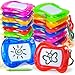 Hymaz 36 Pack Mini Magnetic Drawing Board for Kids Backpack Keychain Clip Drawing Boards Goodie Bags Stuffers Erasable Doodle Sketch Writing Pad for Boys Girls Classroom Reward Birthday Party Favor Gifts - Image 2