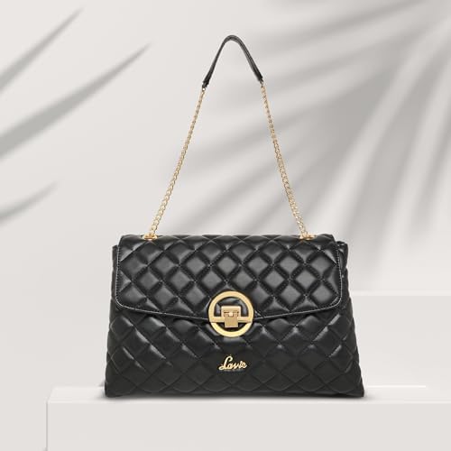 Lavie Women's Quilt Eden Flap Satchel Handbag for Women | Satchel Bag for Work | Ladies purse | Stylish Shoulder Bag | Gift For Women - Image 2