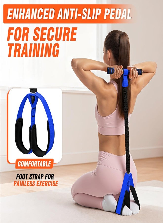 UZTUGG Resistance Bands with Handle 95lbs, Upgrade Men Exercise Bands for Full Body Training, Core, ABS, Legs, Glutes, Arms, Pilates, Physical Therapy, Strength, Pedal Resistance Band for Home Workout - Image 2