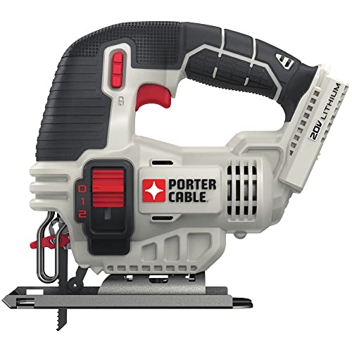 PORTER CABLE PORTER-CABLE 20V MAX Cordless Jigsaw, up to 2,500 SPM, Bare Tool Only (PCC650B) - Image 3