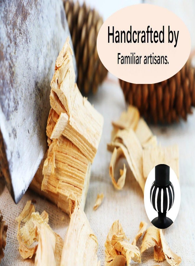 حامل شموع خشبي عمودي من دينغ واي إتش، حامل عمودي عتيق مستوحى من شاطئ البحر، مناسب كقطعة مركزية لطاولة الطعام، أو طاولة القهوة، أو رف الموقد، أو أي سطح طاولة، حامل شموع قائم بذاته على طراز المزرعة. - Image 5