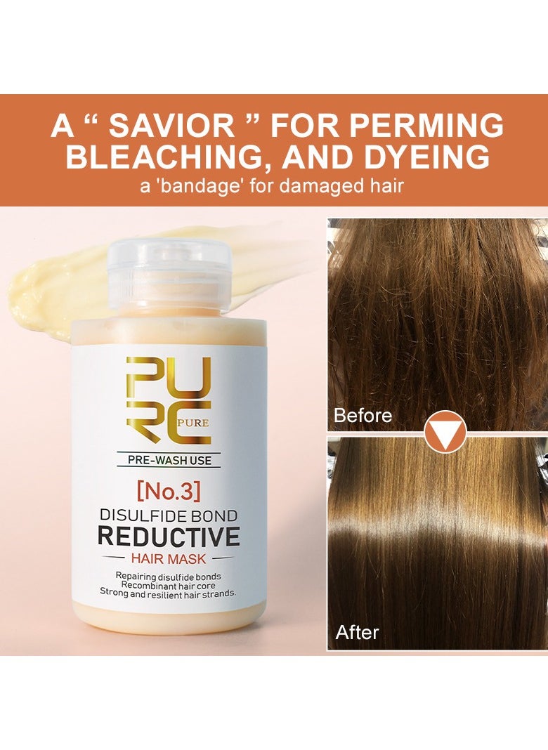 PURC - Purc disulfide bond reduction hair mask smooth and repair breakage dry and fluffy hair care baking ointment - Image 1