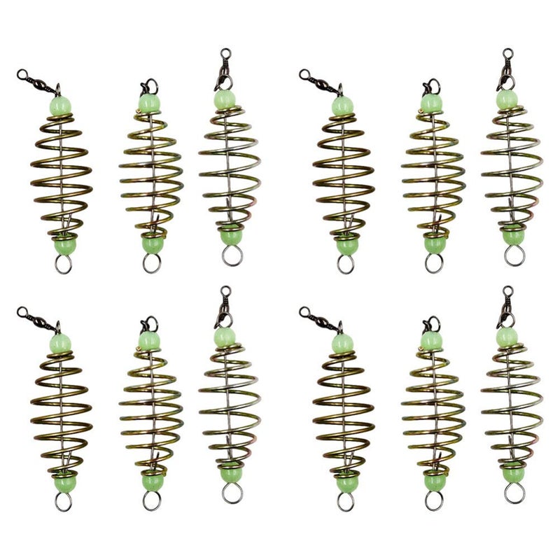 WINOMO 24Pcs Fishing Bait Trap Cage Feeder Basket Holder Coarse Lure Feeder Carp Lure Fish Accessories - Image 1