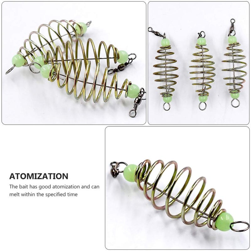WINOMO 24Pcs Fishing Bait Trap Cage Feeder Basket Holder Coarse Lure Feeder Carp Lure Fish Accessories - Image 3